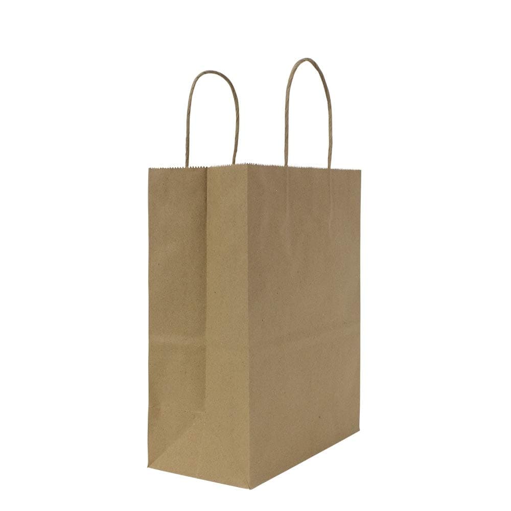 Paper Bags with Twisted Handles 10” x 6.75“ x 12”  (PB60#100712-T)