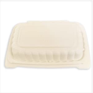 Hinged 9" x 6" 1 compartment container