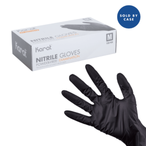 Nitril Powder Free Glove - Black (M)