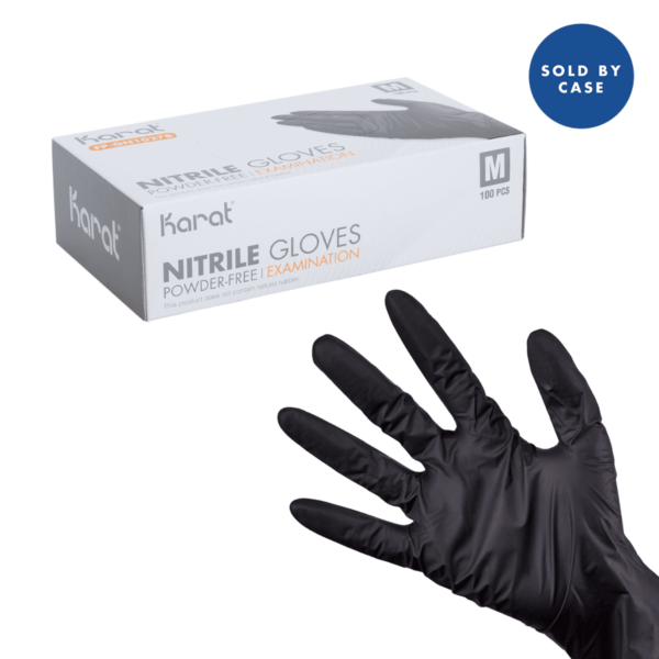 Nitril Powder Free Glove - Black (M)